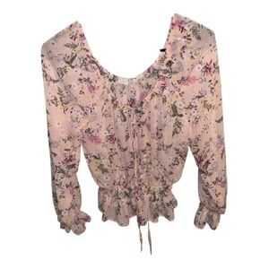 Floral Pink Women's Top